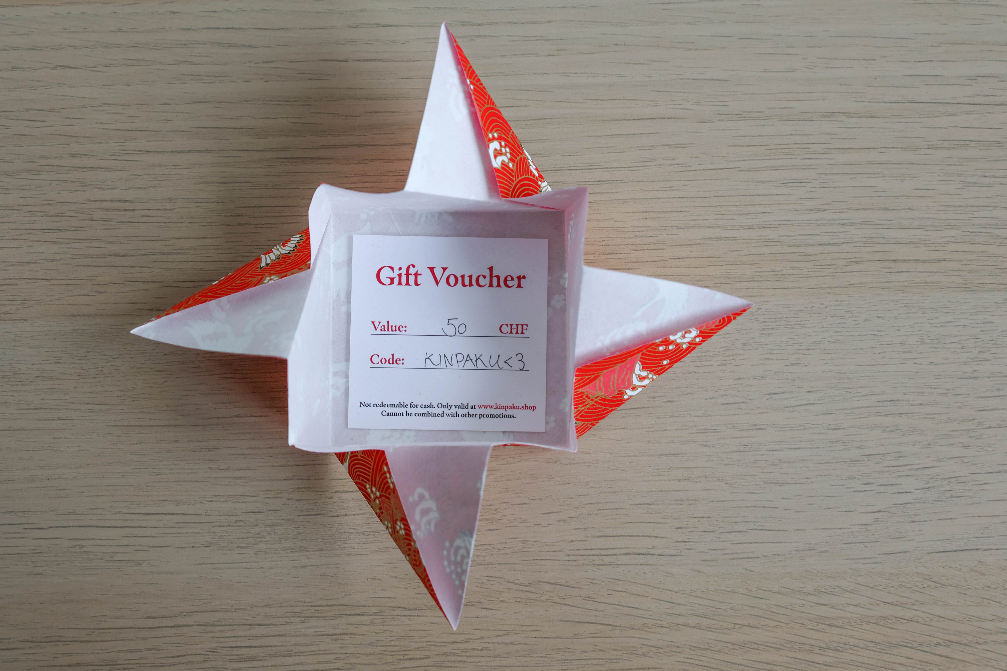 Kinpaku Gift Voucher